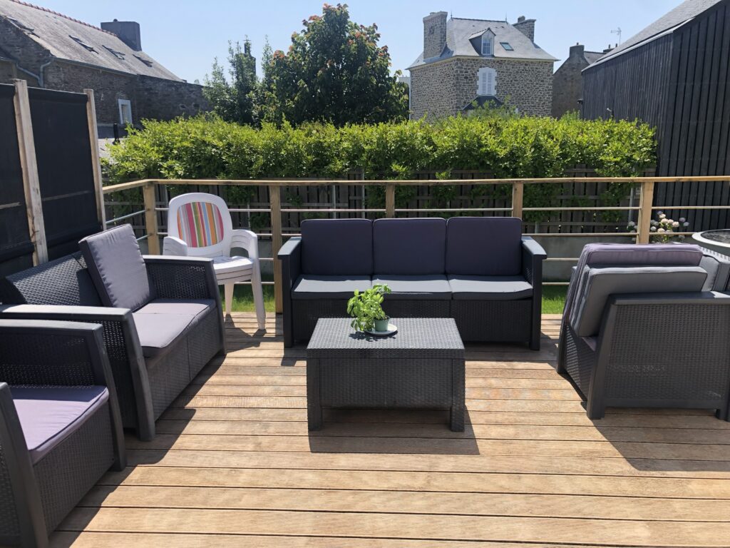 Gîte Cancalune terrasse
